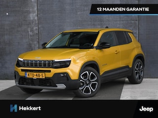 Jeep Avenger Summit 1.2 e-Hybrid 110pk Automaat JBL | STOELVERWARMING | ELEK. ACHTERKLEP | ADAP. CRUISE | DODE HOEK