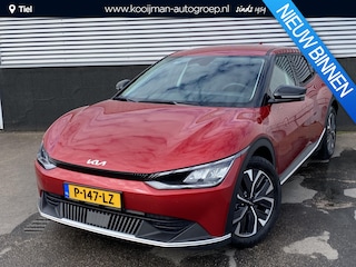 Kia EV6 Air 58 kWh Navigatie, dodehoekdetectie, stoel- & stuurverwarming, Apple CarPlay/Android Auto, parkeersensoren rondom