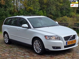 Volvo V50 1.6D S/S 1e eigenaar uniek km org nl auto leerbekeleding stoelverwarming airco cruis control