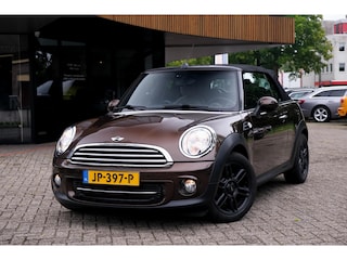 Mini Cooper Cabrio 1.6 Chili|Rijklaar!|Stoelverwarming|Leder|Windscherm|Bluettoh|Navi|Cruise