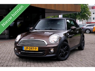 Mini Cooper Cabrio 1.6 Chili|Rijklaar!|Stoelverwarming|Leder|Windscherm|Bluettoh|Navi|Cruise