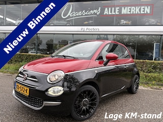 Fiat 500 0.9 TwinAir Turbo Lounge Bi Colore - Panoramadak - Airco - Navigatie - Parkeersensor achter - Bluetooth - Elektrische ramen - All season -  Licht metalen velgen 16 inch - Centrale vergrendeling met afstandsbediening - LED dagrij Stuur leder - Stuur multifunctioneel