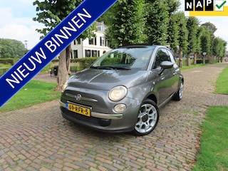 Fiat 500 0.9 TwinAir Lounge Cabrio Automaat Airco Leer Pdc Multifunctioneel stuurwiel 16' Lm Velgen