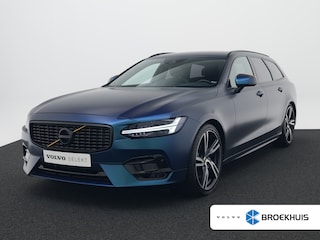 Volvo V90 T4 Business Sport | Full Wrap | Harman/Kardon | Bursting Blue | R-Design | Adaptive Cruise | Pilot Assist | BLIS | 20" | Camera | Trekhaak