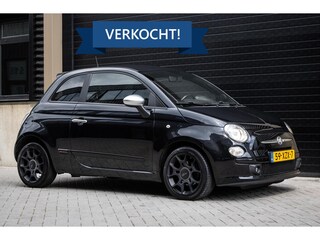 Fiat 500 0.9 TwinAir Lounge | AIRCO | HALF LEDER | LM VELGEN |