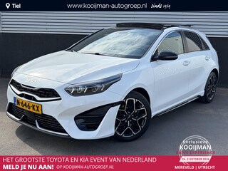 Kia Ceed 1.0 T-GDi GT-Line Schuif/kanteldak, Nieuw logo! Stoelverwarming- & Stuurwiel verwarmd, Dodehoekdetectie, Digitaal dashboard, Achteruitrijcamera, Navigatie