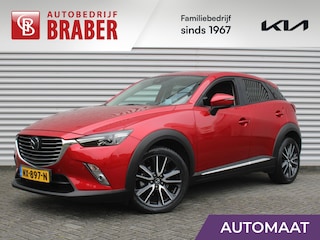 Mazda CX-3 2.0 SkyActiv-G 120 GT-M | Stuur-/stoelverwarming | Leer | Dodehoek detectie | Camera | Bose | HUD | LED | 18" LM | Cruise adapt. | Navi | Clima |