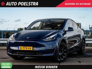 Tesla Model Y RWD 58 kWh LFP | SOH 90,1% | Trekhaak | Panoramadak | AMD Ryzen | Zwart Leder | Warmtepomp | 20" | Eerste eigenaar!