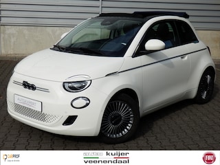 Fiat 500 Icon 42 kWh | Cabrio blauwe kap | Camera | Chroompakket | SOH 96 % I