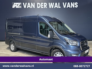 Ford Transit 2.0 TDCI 185pk Automaat L3H2 Euro6 Airco | Camera | Navigatie | LED | Cruisecontrol, Trekhaak, Verwarmde Voorruit, LM Velgen, Parkeersensoren, Bijrijdersbank