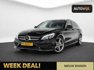 Mercedes-Benz C-klasse Estate 180 Business Solution|AMG LINE|PANO|CAMERA|LEDER|NAVI|STOELVERW