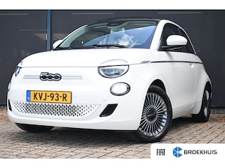 Fiat 500 Icon 42 kWh | Navi by app | Cruise control | Elektr. ramen voor | DAB | Stoelverwarming | Achteruitrijcamera | Armsteun voor | LMV 16" |