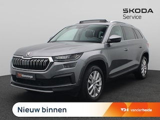 Skoda Kodiaq 1.5 TSI Business Edition Plus 7p. 150PK DSG Panoramadak, Trekhaak, 18" LM Velgen, Memorystoelen, Elektr. Achterklep, Matrix LED-Verlichting, Stoelverwarming