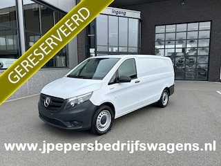 Mercedes-Benz Vito 112 L2 60 kWh / Snel laden 80kw / Camera / Parkeersensoren / Airco / Cruise control / Carplay navigatie / Achterdeuren
