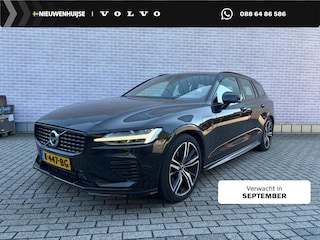 Volvo V60 2.0 T6 Recharge AWD R-Design | Plug-in Hybrid (PHEV) | Trekhaak | Harman Kardon Audio | 360 Graden Camera | Parkeersensoren | Keyless Entry | Elektrische Achterklep | Elektrisch Verstelbare Voorstoelen | Stoelverwarming voor en achter | Cruise Control Adaptief | BLIS | Navigatie | Apple Carplay | Android Auto