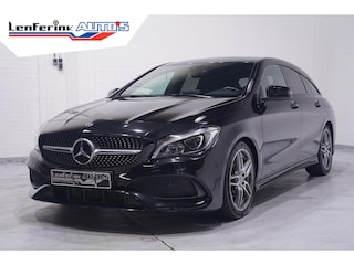 Mercedes-Benz CLA Shooting Brake 180 Business Solution AMG NL-auto NAP navigatie half lederen sportstoelen 18"-lmv apple-carplay led-verlichting PDC v+a schakelflippers aan het stuur cruise-controle private-glas Climatic bleutooth stoel-verwarming