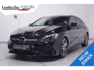Mercedes-Benz CLA Shooting Brake 180 Business Solution AMG NL-auto NAP navigatie half lederen sportstoelen 18"-lmv apple-carplay led-verlichting PDC v+a schakelflippers aan het stuur cruise-controle private-glas Climatic bleutooth stoel-verwarming