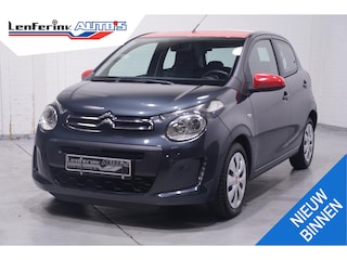 Citroën C1 1.2 PureTech Shine airco bleutooth stuurbediening stoelverwarming 4-seizoen-banden cruise-controle spiegels electrisch verstelbaar cv met sleutel