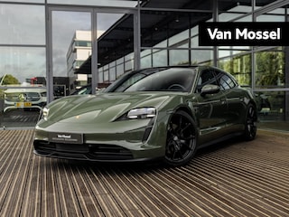 Porsche Taycan 79 kWh | PANORAMA | PTS COLOR BLACK OLIVE | BIJRIJDERS DISPLAY | 95 % SOH | PORSCHE ELECTRIC SOUND | SPORT CHRONO | MEMORY | AMBIENTE LIGHT | 21 INCH RS SPYDER | LUCHTVERING | PASM| SURROUND VIEW |