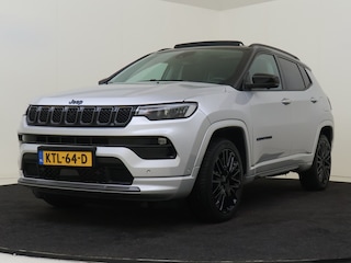 Jeep Compass 4xe 240PK Plug-in Hybrid Electric S Schuif/Kanteldak | Parkeerhulp | Leder | Camera | Apple Carplay | Keyless |