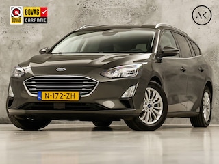 Ford Focus Wagon 1.0 EcoBoost Titanium X Sport Automaat (APPLE CARPLAY, GROOT NAVI, CAMERA, STUUR/STOELVERWARMING, KEYLESS, SPORTSTOELEN, GETINT GLAS, LANE ASSIST, NIEUWSTAAT)