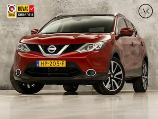 Nissan Qashqai 1.2 Tekna Automaat (PANORAMADAK, NAVIGATIE, LEDER, 360 CAMERA, STOELVERWARMING, SPORTSTOELEN, GETINT GLAS, TREKHAAK, CRUISE, NIEUWSTAAT)