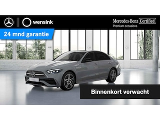 Mercedes-Benz C-klasse 300e Business Solution AMG | Trekhaak | Burmester | 360° camera | Panoramaschuifdak | Nightpakket |  Stoelverwarming voor |