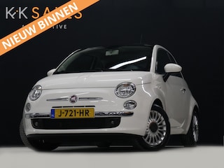 Fiat 500 1.2 Lounge [PANORAMADAK, MULTIFUNCTIONEEL STUURWIEL, BLUETOOTH, RADIO, CD-SPELER, AIRCONDITIONING, AUX-AANSLUITING, NIEUWSTAAT]