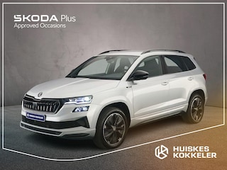 Skoda Karoq 1.5 TSI ACT Sportline Business 150pk DSG Automaat, Trekhaak, Adaptive cruise control, Achteruitrijcamera, Elektrische achterklep, Matrix LED koplampen, Navigatie, App-connect, Parkeersensoren