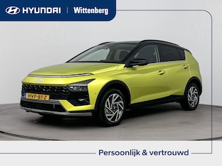 Hyundai Bayon 1.0 T-GDI PREMIUM | TWO TONE | CLIMA | STOEL- & STUURVERWARMING | NAVI  | PRIVACY GLASS | CRUISE | 16'' LM VELGEN | PDC | LAGE KMSTAND! | FABRIEKSGARANTIE GELDIG T/M 8-2030! |