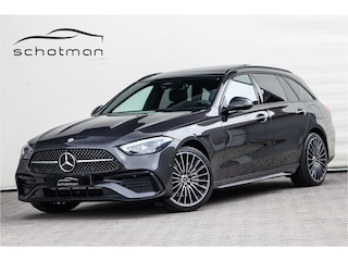 Mercedes-Benz C-klasse Estate 300 e AMG Premium, Pano, Distronic, Trekhaak, Nightpakket 2023