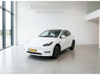 Tesla Model Y Long Range AWD | 75 kWh | SOH 88% | Warmtepomp | 20" | Wit Leder