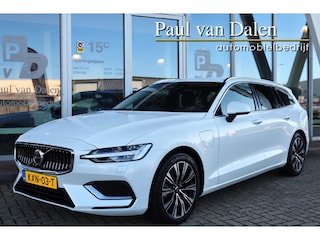 Volvo V60 2.0 T6 Plug-in Hybrid 350PK AWD Plus Bright Trekhaak | Navi | Stoelverw. | Keyless | Electr.klep | Virtual Cockp. | Adapt cruise | 18 inch Lm |