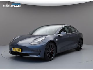 Tesla Model 3 Performance AWD 75kWh SOH 89,4%| Panoramadak | Leder | NL Auto | 463 PK