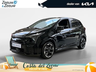Kia Picanto 1.0 DPI GT-Line Automaat | Apple Carplay / Android Auto | Navigatiesysteem | Stoel + Stuurverwarming | Elektrisch Bedienbaar Schuif / Kanteldak | Parkeersensoren + Camera Achter | Cruise Control | Dodehoekdetectie + Correctie | Lichtsensor | 16"Lichtmetalen Velgen