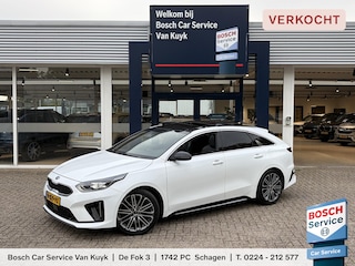 Kia ProCeed 1.4 T-GDI GT-PlusLine / Automaat / NL-Auto / Dealer-Onderhouden / Open-Panodak / Adaptieve Cruise-Control Stop&Go met Stuurhulp / Climate-Control / JBL Premium-Audio / Elektr.-Stoelen met Geheugen / Stuur-/Stoelverwarming V+A / Keyless / LED / Dodehoek-Detectie / Draadloze-Telefoonlader / Apple-Carplay & Android-Auto / DAB Radio-Bluetooth / Navi / Elektr.-Achterklep / PDC met Camera / 18'' LMV / ENZ.