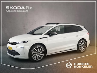 Skoda Enyaq 60 Sportline 204pk Automaat, Panoramadak, Stoelverwarming, Stuurverwarming, Achteruitrijcamera, Elektrische achterklep, Dodehoeksensoren, Parkeersensoren, Matrix LED koplampen, Navigatie, App-connect