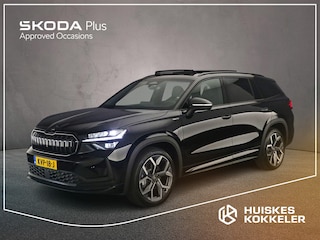 Skoda Kodiaq 1.5 TSI PHEV Sportline Business 204pk DSG Automaat, Trekhaak, Panoramadak, Stoelverwarming, Stuurverwarming, Achteruitrijcamera, Matrix LED koplampen, Elektrische achterklep, Parkeersensoren, Navigatie, App-connect