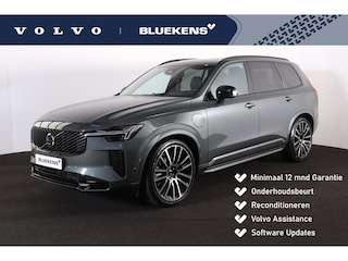 Volvo XC90 T8 Recharge AWD Ultra Dark Exec. Ed. - Luchtvering - Panorama/schuifdak - IntelliSafe Assist & Surround - 360º Camera - Bowers & Wilkins audio - Adaptieve LED koplampen - Verwarmde voorstoelen, stuur & achterbank - Parkeersensoren voor & achter - Elektr. bedienb. voorstoelen met geheugen - Head up display - Draadloze tel. lader - Extra getint glas - 22' LMV