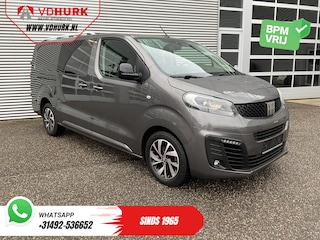 Fiat Scudo 2.0 MJ 180 pk Aut. DC Dubbel Cabine Xenon/ 2x Schuifdeur/ Carplay/ Keyless/ Navi/ Climate/ Camera/ Cruise/ 17’LMV/ PDC