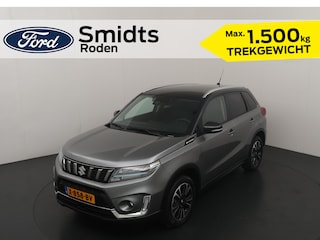 Suzuki Vitara 1.4 Boosterjet Style Smart Hybrid | Trekhaak | Half leer | Adapt. cruise | 4 seiz. banden | 1e eig. | 100% dealer onderh.