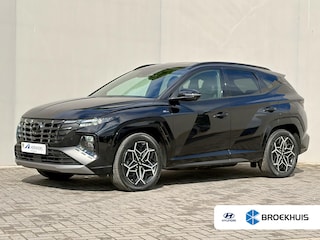 Hyundai Tucson 1.6 T-GDI PHEV N Line 4WD / SOH 100% / Fabrieksgarantie tot 05-2027 / Dealer onderhouden / Trekgewicht 1.350 kg / Stuur- Stoel & Achterbank verwarming / Rondomzicht camera / Apple Carplay/Android Auto / Elektrische achterklep / Stoelventilatie /