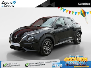 Nissan Juke 1.6 Hybrid N-Connecta | Nieuwe auto| Licht metalen velgen| Automaat| Navigatie| Camera| Parkeersensoren voor en achter| Stuur verwarming| Stoel verwarming| Vooruit verwarming|