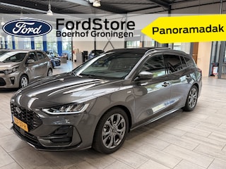 Ford Focus Wagon EcoBoost Hybrid 155 pk ST-Line | Pano | Winterpack | Cruise control | Climate control | SYNC 4 | All-season banden |