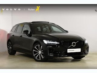 Volvo V60 T8 455PK Plug-in hybrid AWD Plus Dark / 360 Camera / Harman Kardon / Head-up display / Panorama schuifdak / Stoel- en stuurverwarming / Trekhaak / Elektrische stoelen met geheugen