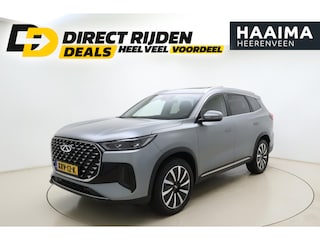 Chery Tiggo 8 Plug-In Hybride 280pk Automaat Unique | 7 jaar Garantie | DEMO | 7 persoons | Lederen bekledig met verwarming en ventilatie | Elektrisch schuif/kanteldak | 360 Camera