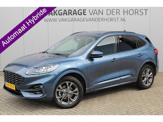 Ford Kuga 2.5-225pk PHEV ST-Line X. Hybride rijden voor een reëel bedrag ! Autm. airco dual, navigatie, telefoonvoorb., camera v+a, adaptieve cruise control, lane- en side assist, stoel-, stuur- en voorraamverw., Apple carplay/Android auto etc.