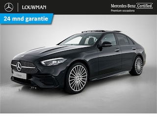 Mercedes-Benz C-klasse 300 e Business Solution AMG | Winter pakket | Nightpakket | Middenconsole metaalstructuur | Trekhaak |