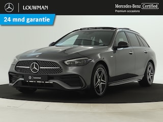 Mercedes-Benz C-klasse Estate 300 e Business Solution AMG | Premium Plus | Trekhaak | Nightpakket | 360°-camera | 	Head-up display | KEYLESS GO-comfortpakket | Antidiefstalpakket GUARD 360° Plus | Memorypakket | Burmester® 3D sound system |