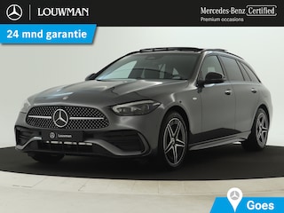 Mercedes-Benz C-klasse Estate 300 e Business Solution AMG | Premium Plus | Trekhaak | Nightpakket | 360°-camera | 	Head-up display | KEYLESS GO-comfortpakket | Antidiefstalpakket GUARD 360° Plus | Memorypakket | Burmester® 3D sound system |